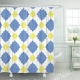 thumbnail image 1 of Juego de cortinas de ducha ABPHQTO impermeables 165x180 cm amarillo y azul, 1 of 2