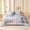 Purple Botanical Floral, variant on Koniroom 8Pcs Purple Comforter Set Queen Size, Botanical Bed In a Bag with Flowers Bloom Printfor Women Teen Girls