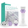 thumbnail image 1 of VOYOR Rasoirs Électriques pour Femmes 4 en 1 Tondeuse Bikini, Rasoir à Grille pour Femmes 4 Têtes de Rechange pour le Corps, Tondeuse pour Poils Pubiens, Nettoyage, Massage 2 Vitesses Réglables Rasoir Rechargeable, 1 of 6