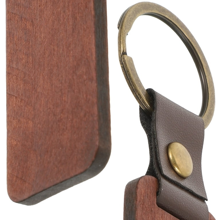 VOSAREA 1 Set Leather Key Holder Diy Key Chain Diy Key Pendant Key  Accessories Keychain Pendant Keychain Decor Transparent Key Chain Tassels  for