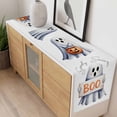 thumbnail image 4 of White Halloween Table Runner - 90 Inch Long, Kitchen Dining Table Runner Dresser Scarves, Ghost Modern Art Cute Farmhouse Decor for Coffee Tables Wedding Party Banquet, 4 of 8