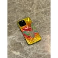 thumbnail image 5 of Bling Glitter Colorful Butterfly Water Ripple Orange Hard Phone Case Compatible with iPhone Case for Women Girls (Orange,iPhone 14 Pro Max), 5 of 5