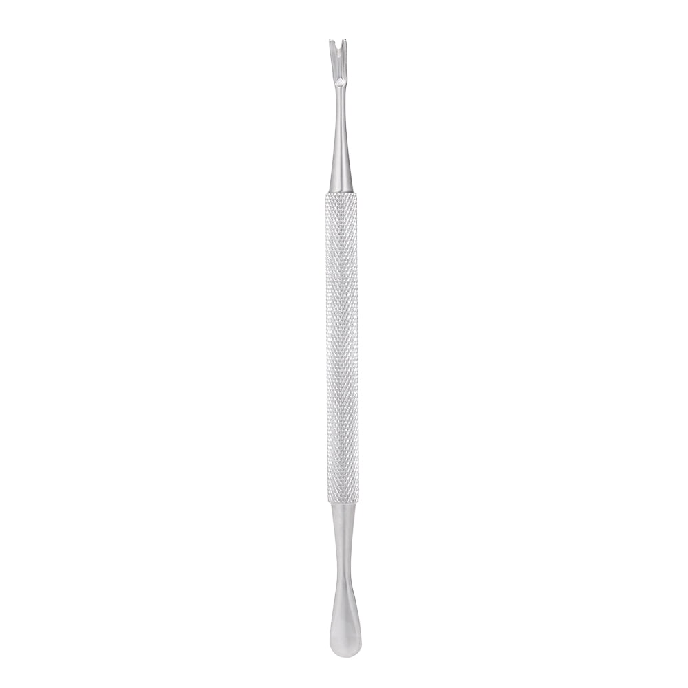 1pc Stainless Steel Double-ended Nail Cuticle Trimmer Dead Skin Callus Remover Nail Cuticle Remover Anti-slip Manicure Pedicure Dead Skin Trimmer