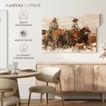 thumbnail image 4 of Elephant Stock The Roundup Warm Wall Art - Horizontal Canvas Wall Art - Living Room Wall Decor - Animal Canvas - Beige And Orange Decor By Marilyn Hageman - 24" x 16", 4 of 4