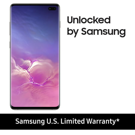 Samsung Galaxy S10+ Factory Unlocked with 128GB (U.S. Warranty), Prism Black