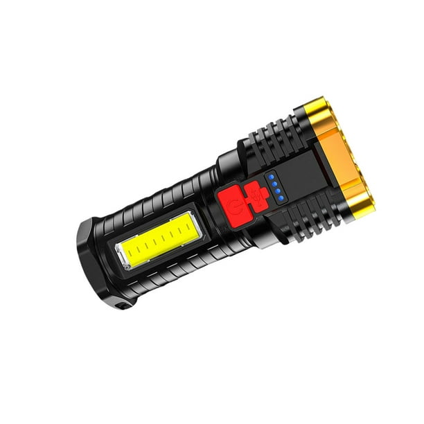 Soidarity Linterna recargable para exteriores, resistente al agua, luz fuerte, foco de largo alcance, equipo de iluminación para el hogar Estufas de camping Soidarity OD030103-00