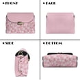 thumbnail image 5 of KUIFORTI Pink Axolotl Crossbody Leather Bag Hard-Wearing Small Shoulder Bag Ladies Handbag Easy to Carry Portability Purse Shoulder Bags with Chain Strap for Work Shopping, 5 of 7