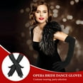 thumbnail image 4 of YooGuoGuo Long Opera Evening Gloves Satin Gloves Formal Fancy Dress Gloves Women Elbow Mittens for Wedding Prom Opera Party, 4 of 8