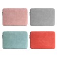 thumbnail image 4 of Laptop Sleeve Leather Waterproof Notebook Bag Zipper Shock-Proof Computer Case, , 13 Inches-Pu-15, 4 of 8