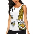 thumbnail image 2 of Haiem Gnome Sweet Honey Workout Tank Tops for Women, Athletic Sports Slim-Fit Tank Tops, Compression Sleeveless Dry Fit Shirts,Athletic Shirt-X-Large, 2 of 9