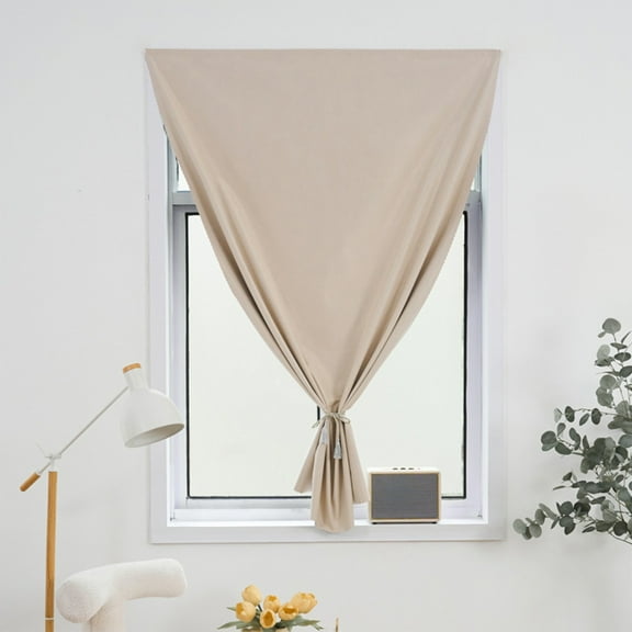 Ohmyroo Total Blackout Window Curtain Panels, No-Hole Installation Sun Shading Drapes, Oversized Room Darkening Curtains for Enhanced Privacy and Light Control