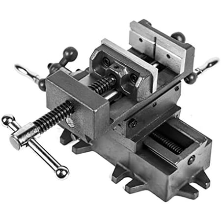

WEN CV413 3.25 in. Compound Cross Slide Industrial Strength Benchtop and Drill Press Vise Black