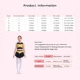 thumbnail image 7 of iiniim Girls 2 Piece Sequin Gym Ballet Lyrical Jazz Dance Outfit Sleeveless Crop Top with Layered Skirt White 10, 7 of 7