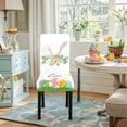 thumbnail image 4 of sruoe Easter Dining Chair Covers, Chair Slipcovers Seat Protector, Removable Washable Seat Cover, Stretch Soft Dining Chair Slipcover for Living Room, Kitchen, 4 of 5