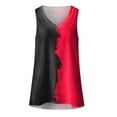 thumbnail image 4 of Womens Summer Tops Summer T Shirt Casual Printed Tank Top V Neck Sleeveless Womens Tops Dressy Casual, 4 of 5