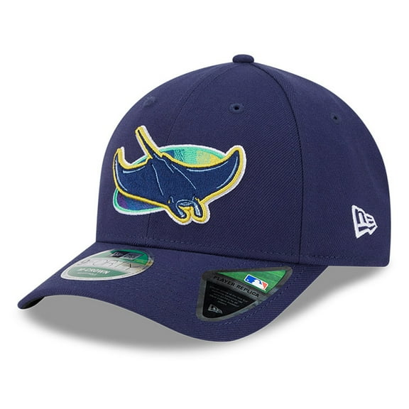 Men's New Era Navy Tampa Bay Rays Player Replica 9FORTY Adjustable Hat