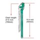 thumbnail image 2 of Sturdy Adjustable Heavy Duty Ratchet Chain Oil Filter Wrench Reversible Chain Style Pipe Mount Wrench 16 Inch, 2 of 5