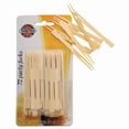 thumbnail image 1 of Norpro Party Picks 190 Two Prong Fork; Bamboo; 3-1/2 Inch Length x 1/4 Inch Width; Set Of 72, 1 of 7