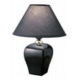 thumbnail image 1 of Ceramic Table Lamp - Black, 1 of 1