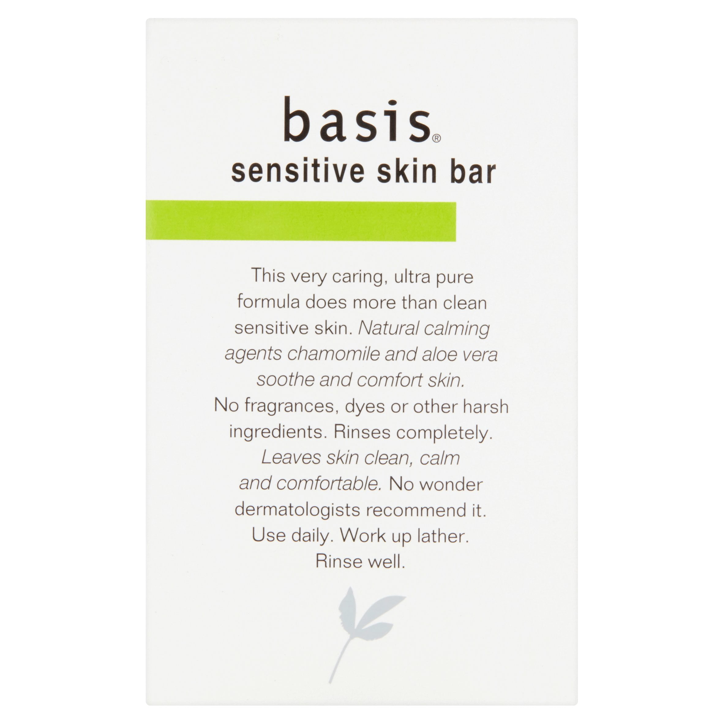 Basis Sensitive Skin Bar Soap, 5.3 Oz., 33% Bonus