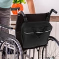 thumbnail image 2 of OULII Sac de Marche Léger Noir Facile à Installer pour Fauteuil Roulant et Scooter, 2 of 4