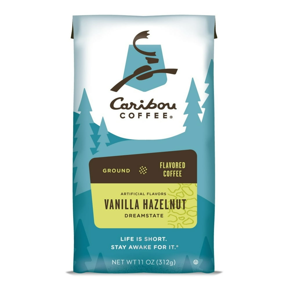 Caribou Coffee Vanilla Hazelnut Dreamstate, Medium Roast Ground Coffee