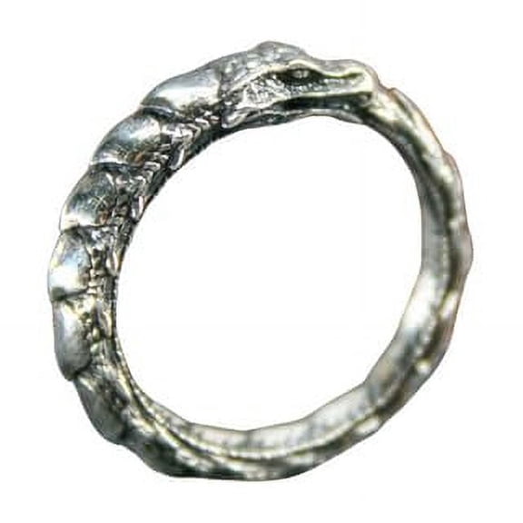 Roarsilver 925k Silver Snake Ring-Elegantly Unembellished Sterling Silver Ring - Enduring Beauty | 9