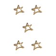 thumbnail image 1 of Qarigey Horquillas para dama, pasadores, estrella de cinco puntas, Clip de Metal, pinza para el pelo, sombreros para niñas, hueco de moda para Type2 NO2, 1 of 5