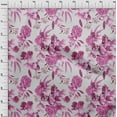 thumbnail image 3 of oneOone Cotton Cambric Light Pink Fabric Leaves & Rose Watercolor Craft Projects Decor Fabric Printed By The Yard 56 Inch Wide, 3 of 4