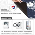 thumbnail image 2 of WOBOGO Astronaut Cat Blue Stars Magnetic Dishwasher Sticker Personalized DIY Beautiful and Practical Home Kitchen Decorations23×16in., 2 of 6