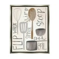 thumbnail image 5 of Stupell Industries Flip Whisk Simmer and Stir Kitchen Spoons and Utensils Luster Gray Framed Floating Canvas Wall Art, 24x30, by Katie Doucette, 5 of 5