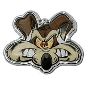 Elektroplate Officially Licensed Looney Tunes Wile E. Coyote Color Metal Automotive Emblem