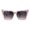Light Pink, variant on Womens Ditsy Flower Print Oversize Bat Cat Eye Chic Sunglasses Peach Smoke