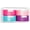 Purple, variant on Travel Containers for Toiletries, 1 oz Magnetic Cream Jars Set of 4, TSA Approved Leak-proof Silicone Capsules with Clear Toiletry Bag and Labels for Organization