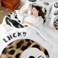 thumbnail image 4 of Homewish Boys Girls Sport Billiards Twin Bedding Sets 7-Piece,Animal Leopard Print Bedding Comforter Set Microfiber,Ball Game Breathable Sheet Sets,Breathable Home Decor,Reversible, 4 of 8