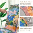 thumbnail image 5 of Yayeee 2 Pack Dining Chair Covers Stretch Parson Chairs Slipcovers Seat Protector, Blue Window, 5 of 6
