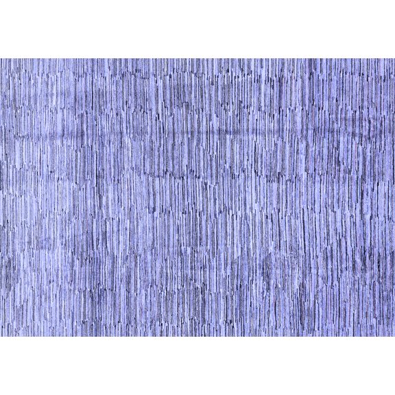 Ahgly Company Indoor Rectangle Abstract Blue Modern Area Rugs, 5' x 7'