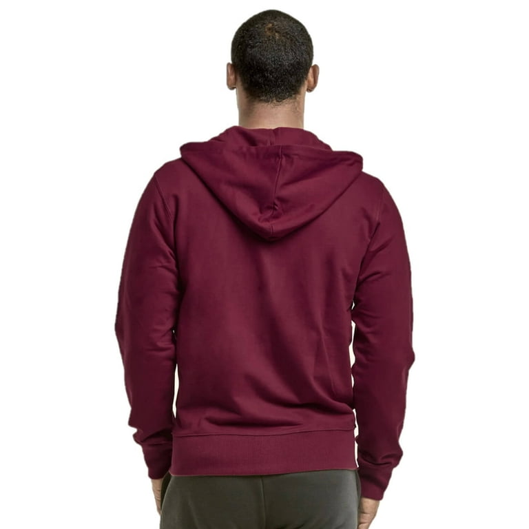burgundy zipper hoodie