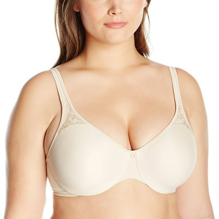 Bali Womens Passion for Comfort Seamless Minimizer Underwire Bra - Best-Seller! (Pack of 2) 2 Soft Taupe
