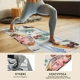 thumbnail image 4 of Dachshunds Tropical Beach Hot Yoga Mat Towel Non Slip for Hot Yoga - Quick-Drying Yoga Mat Cover with 4 Corner Pockets with Travel Bag - Hot Yoga Towel Non Slip Grip Moisture Wicking Sweat 70"x26", 4 of 6