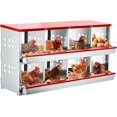 thumbnail image 3 of QinaQin Boîtes de Nidification à 8 Compartiments pour Poules, RollOut & Rollaway, Rouge, 3 of 6