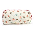 thumbnail image 4 of Bolsa de embrague de algodón Estuche de lápiz de dibujos animados de oso floral lindo Estética para viajes Ndcxsfigh Para Estrenar, 4 of 9