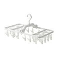 thumbnail image 2 of Blueek Foldable Clothes Drying Rack, Windproof Clip Hanger for Socks and Underwear, Non-slip Organizer, 32 Clips, 2 of 7
