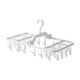 thumbnail image 2 of Tendedero de ropa | Colgador plegable Multi-Clip | Clips giratorios antideslizantes a prueba de viento para calcetines, ropa interior, toallas | Plástico inodoro, portátil, 13.6x9", 17.4x10.8", 2 of 6