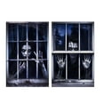 thumbnail image 2 of Halloween 2-pack door and window curtain background hanging cloth horror ghost outdoor decoration scene hanging cloth G, 2 of 4