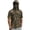 #88Brown, variant on Mens Camouflage Gradien Sun Protection Shirts UPF 50 Rash Guards Cooling Hoodies with Mask Summer Quick Dry Short Sleeve Fishing Blouse