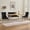 Black, variant on MAYEERTY Velvet Dining Loveseat Bench - 2-Seat, Tufted, Handmade Buttons, Wing Back, Brushed Silver Legs, Mid-Century Modern, Black, Single Pack