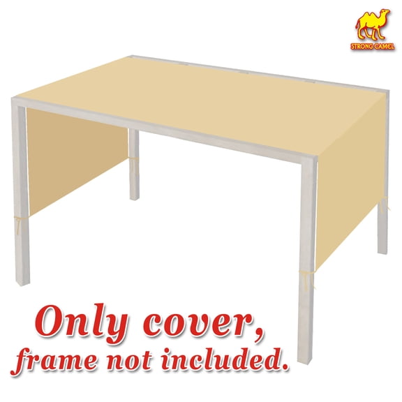 Sunny 18' x 8.2' Beige Polyester Universal Replacement Canopy for Pergola Structure
