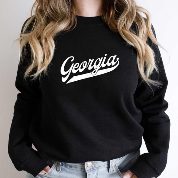 Georgia Funny Classic State Graphic SW15948 Unisex Sweatshirt, Up to Size 5XL