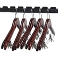 thumbnail image 1 of Ganchos de Madera Jauz Improvement Pack de 10 Cereza PVC Cromado, 1 of 4